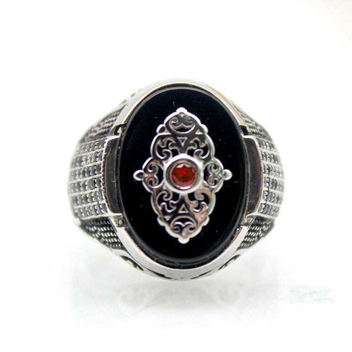 women's vintage embossed ring