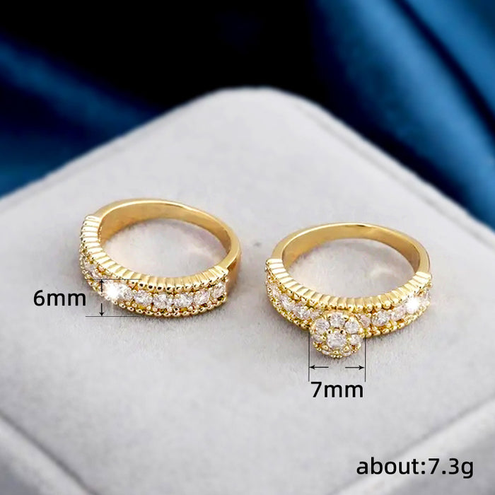 High-end design wedding rings, fashionable and personalized ring sets