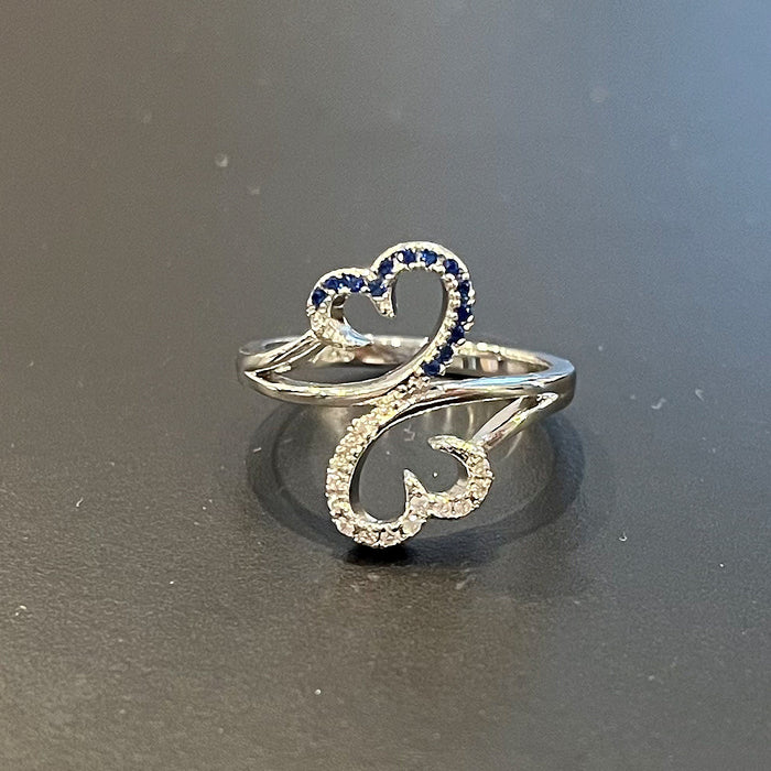 Anillo de circonita con patrón de relieve hueco, anillo de moda para eventos empresariales a juego