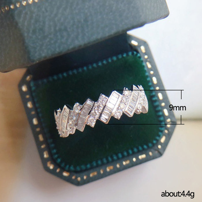 Anillo de compromiso de nicho, anillo de boda para mujer, joyería de mano