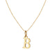 Gold alloy 26 English letter necklace - wallojewerly 