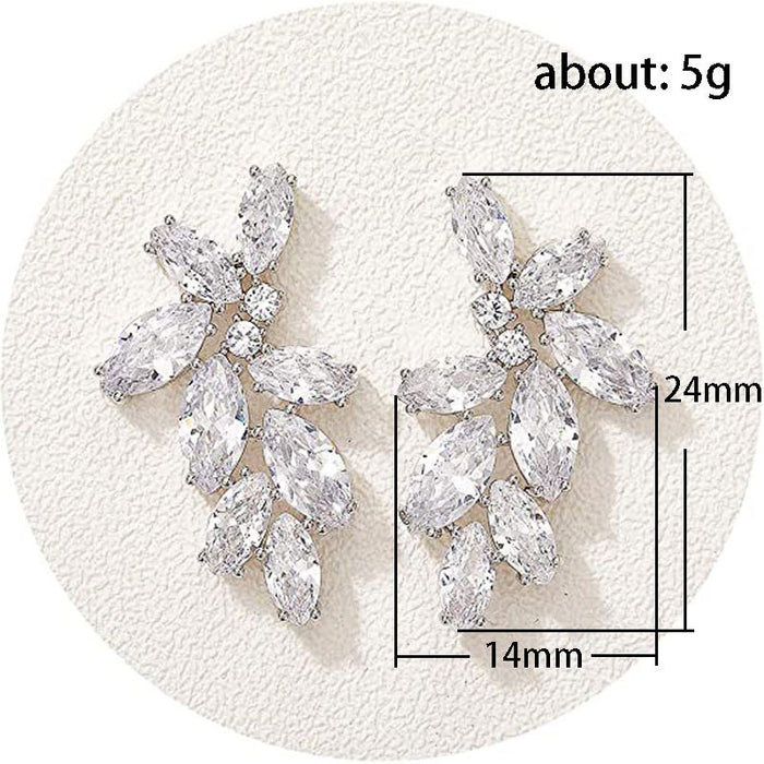 Butterfly Earrings Hollow Zirconia Mini Earrings