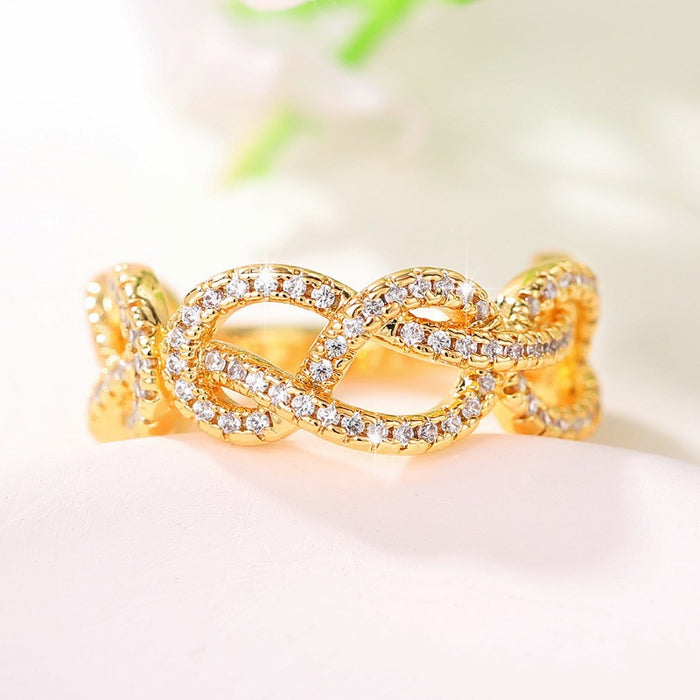 New trend of full diamond chain wrapped ring