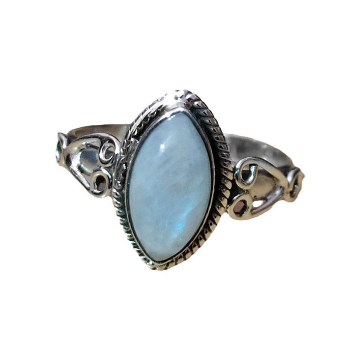 Marquise-shaped vintage ring, sweet style women's jewelry