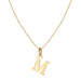 Gold alloy 26 English letter necklace - wallojewerly 