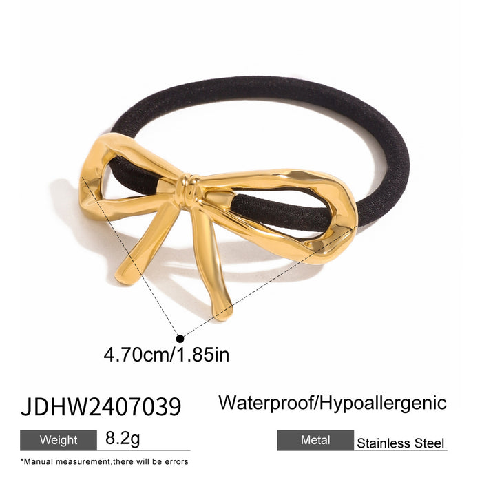 Bow knot hair rope High-end ponytail rubber band