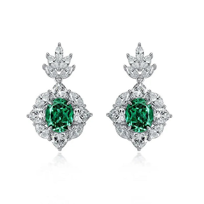 Vintage floral earrings