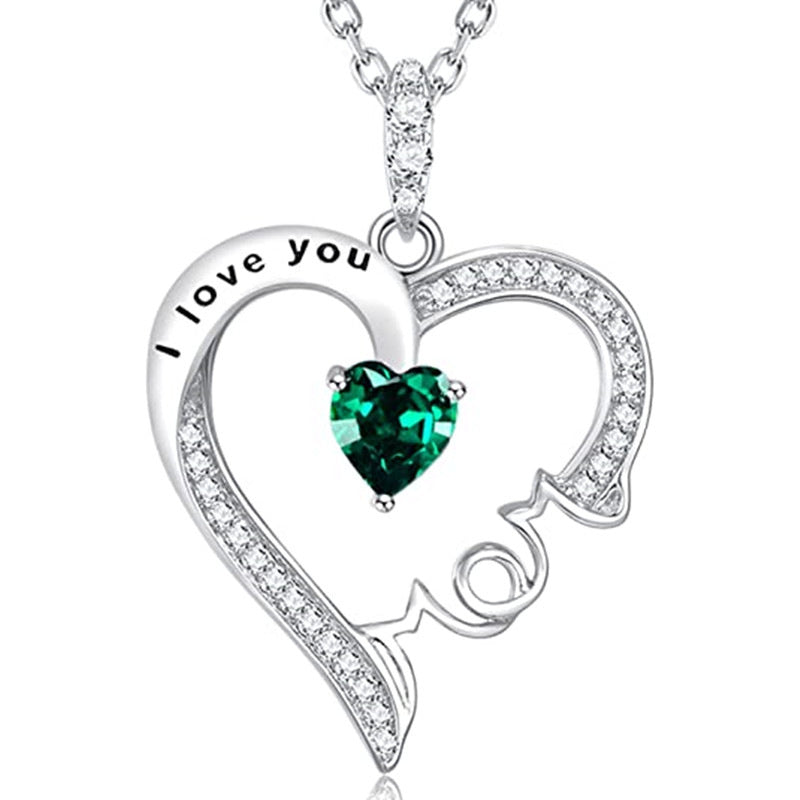 Letter Love Pendant Women's Mother Gift Clavicle Chain