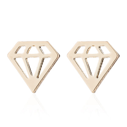 Christmas tree earrings, ins women's temperament fashion girl style cross geometric simple earrings wholesale