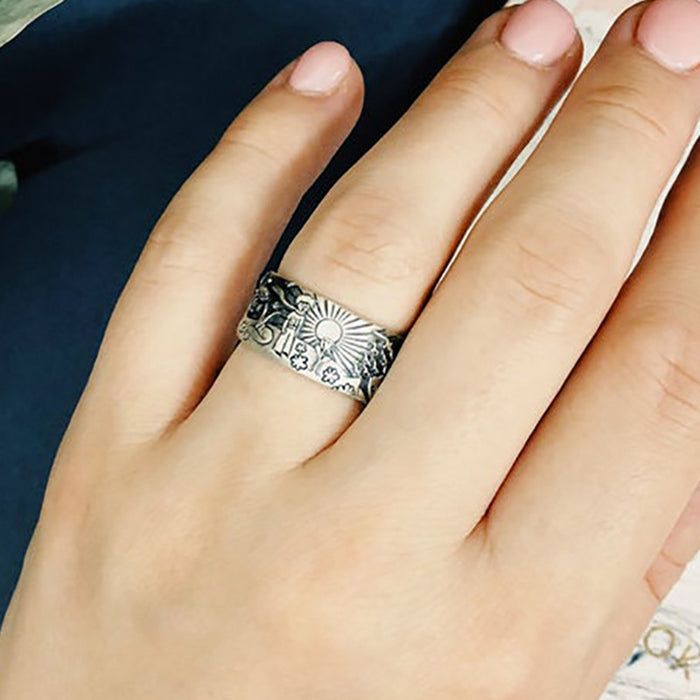 Little Fox Planet Ring Vintage Morgan Women's Ring