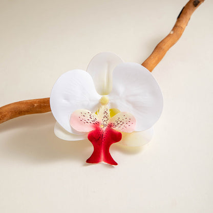 Bohemian Garden-Style Butterfly Orchid Hair Clip - Sweet Side Hairpin for Women