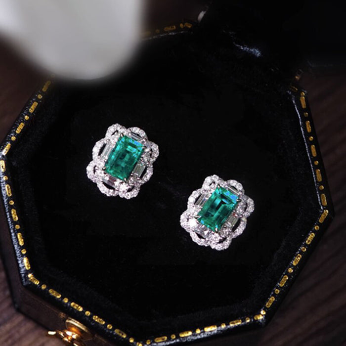 High-end noble lady earrings palace style French earrings