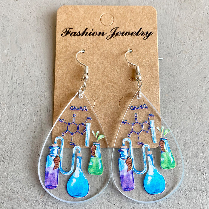 Teachers' Day Acrylic Earrings