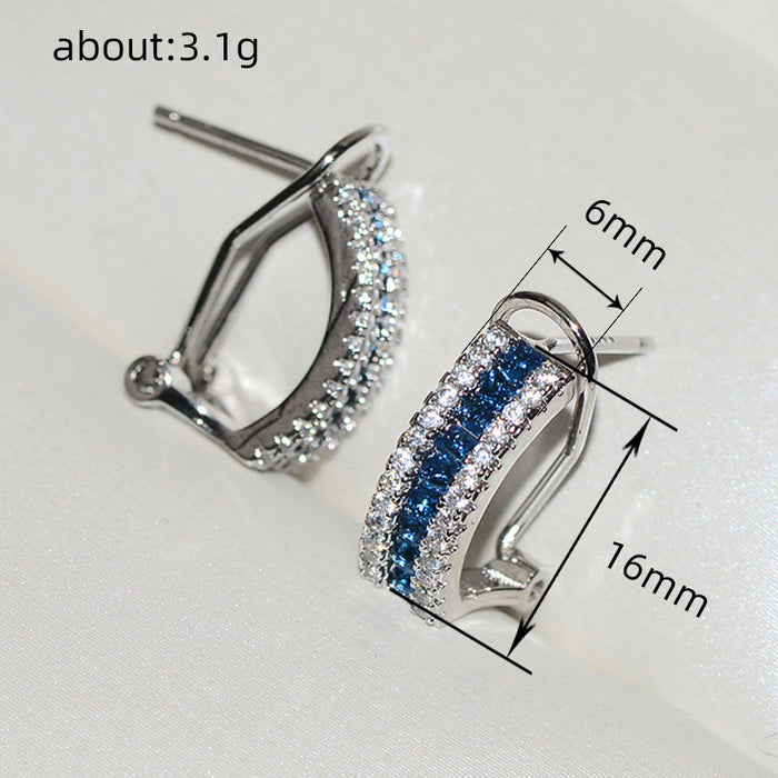 Niche design ear clips versatile fashion earrings daily simple temperament earrings