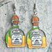 Acrylic Fun Beer and Red Wine Earrings - wallojewerly 