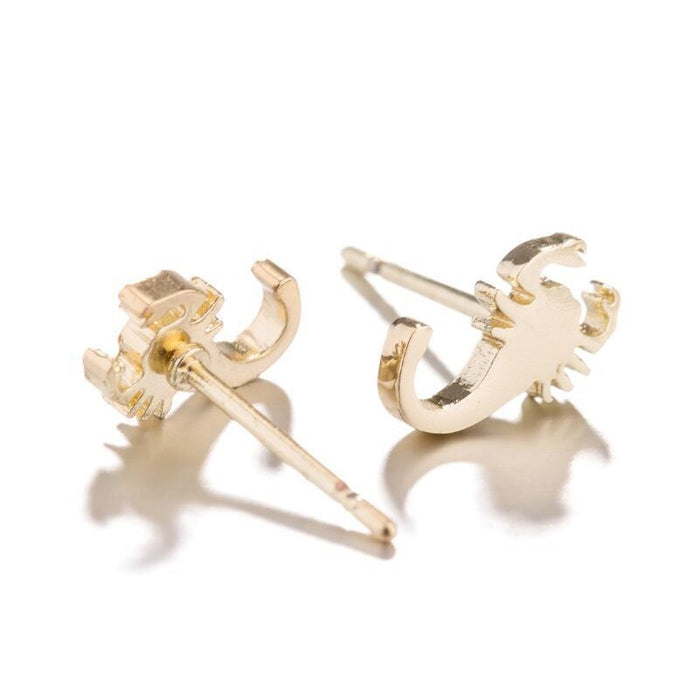 Scorpion Stainless Steel Stud Earrings - Cute and Stylish Animal Jewelry