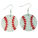 Simple acrylic rugby earrings - wallojewerly 