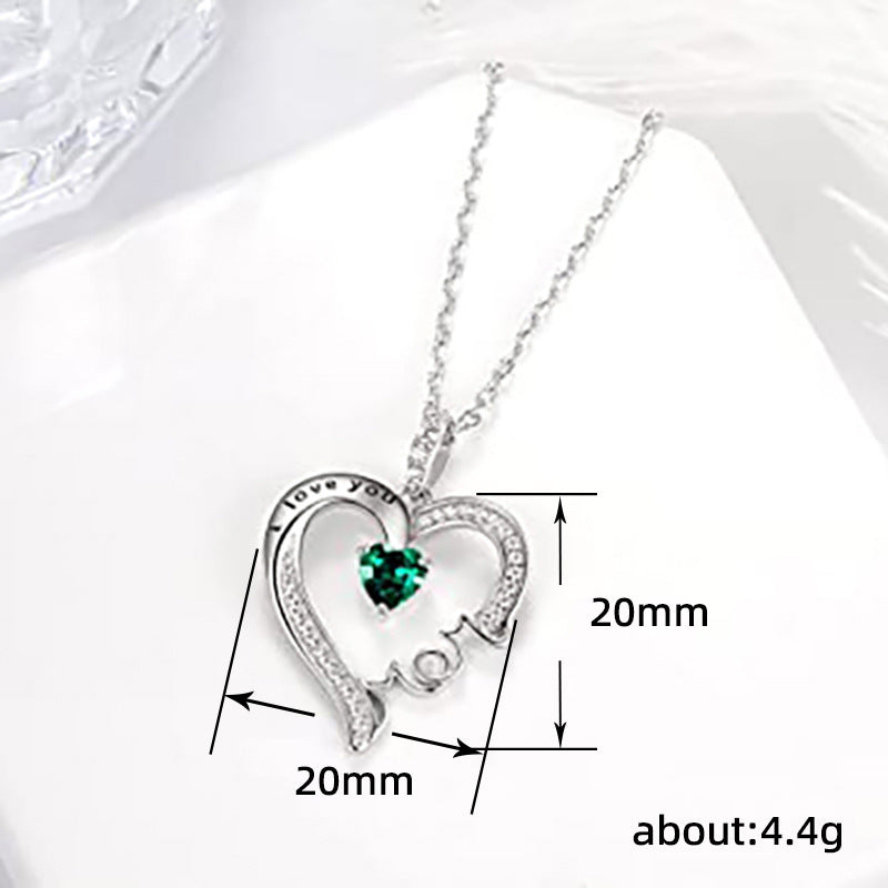 Letter Love Pendant Women's Mother Gift Clavicle Chain