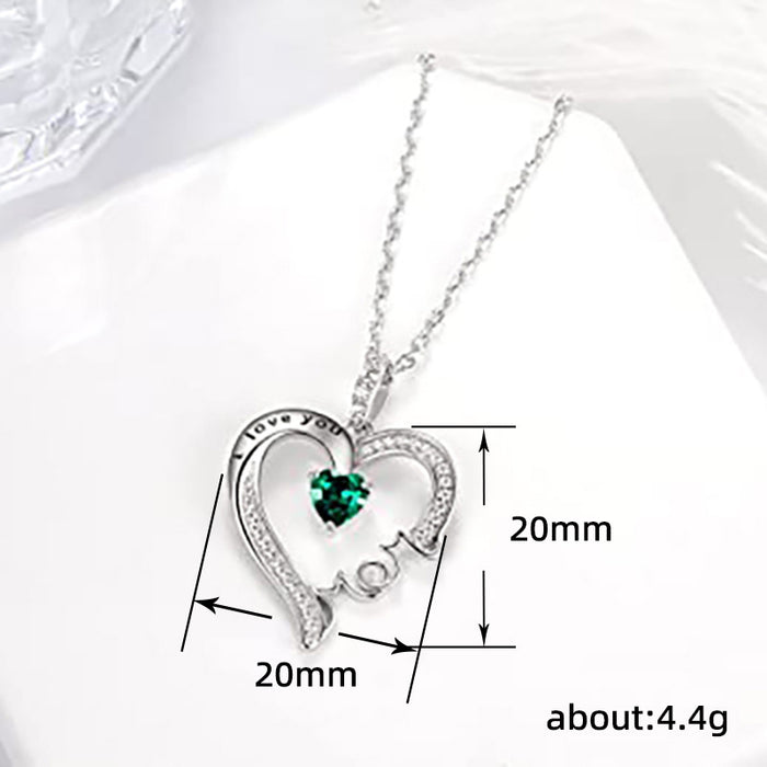 Letter Love Pendant Women's Mother Gift Clavicle Chain