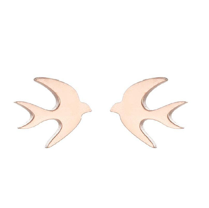 Cat bat earrings, Amazon new stainless steel simple dolphin temperament ear bone studs wholesale