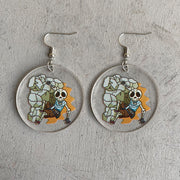 Acrylic sports earrings - wallojewerly 