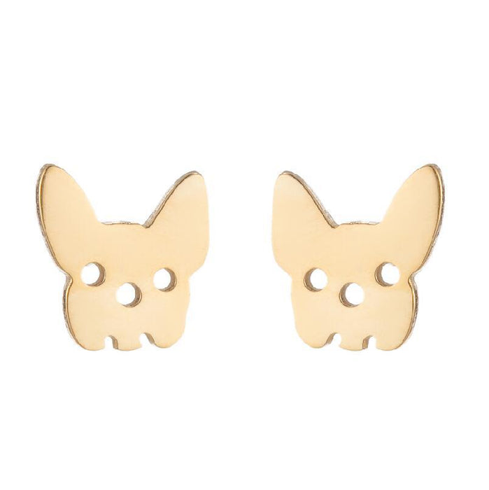 Bee earrings, European and American new cross-border women's simple animal earrings electroplated dolphin Korean earrings wholesale