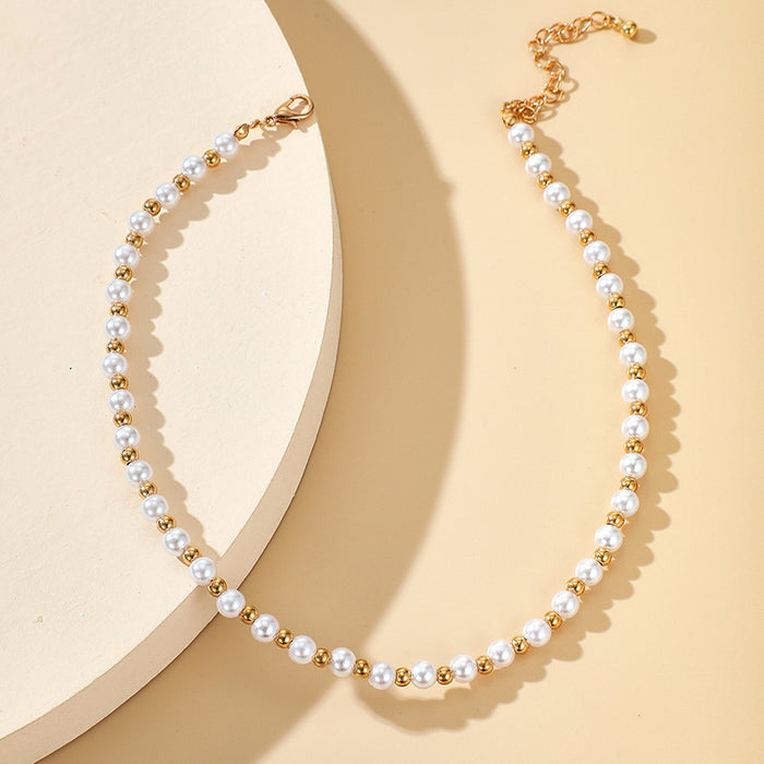 Korean Freshwater Pearl Necklace – Elegant Simple Choker