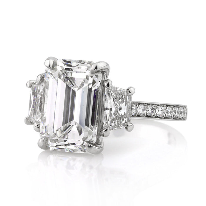 Square diamond zircon simulation ring women's romantic wedding bridal ring