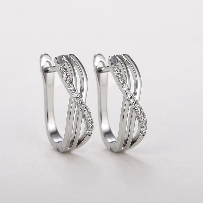 Geometric Wrap Earrings for Women Fashion Earrings