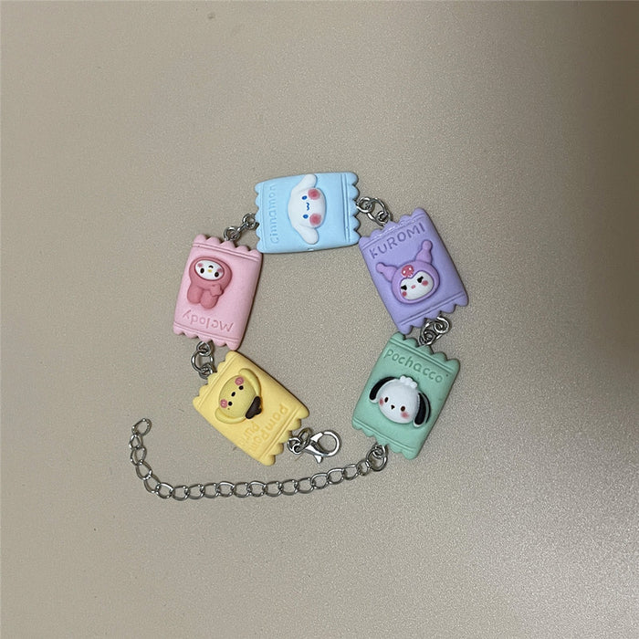 Cartoon puppy candy student girlfriend bracelet