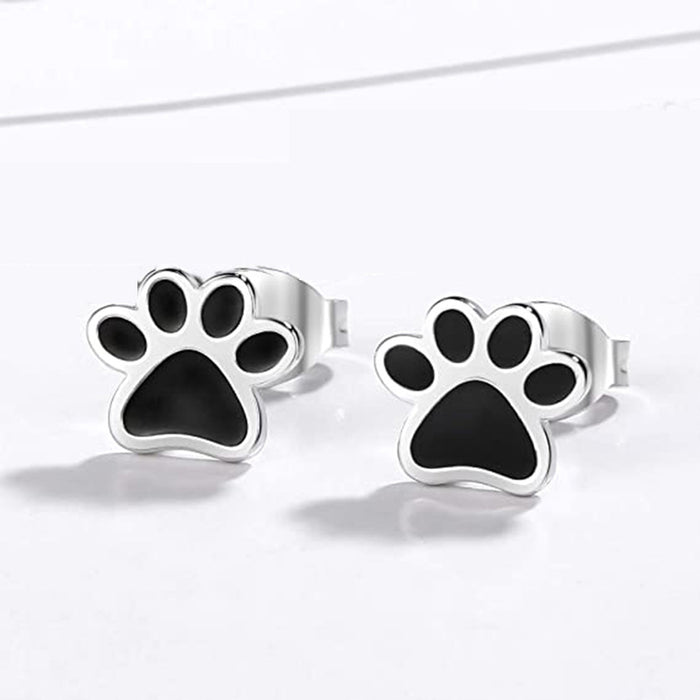 Retro cat claw earrings for women Hong Kong style simple design earrings