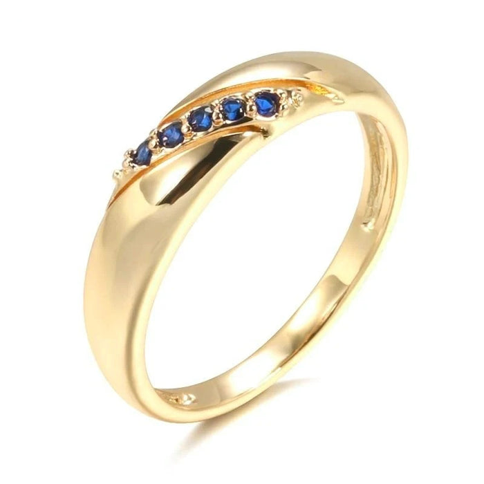 Japanese light luxury zircon ring niche design simple women's ring