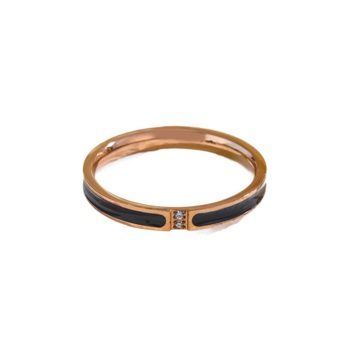 Wholesale rose gold, stainless steel, titanium steel, and diamond-set rings