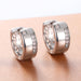 Vintage silver teardrop earrings for women - wallojewerly 