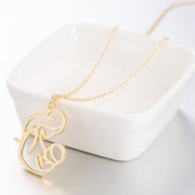 Parent-child necklace, Thanksgiving family Mother's Day gift Yiwu ethnic style cartoon pendant accessories - wallojewerly 