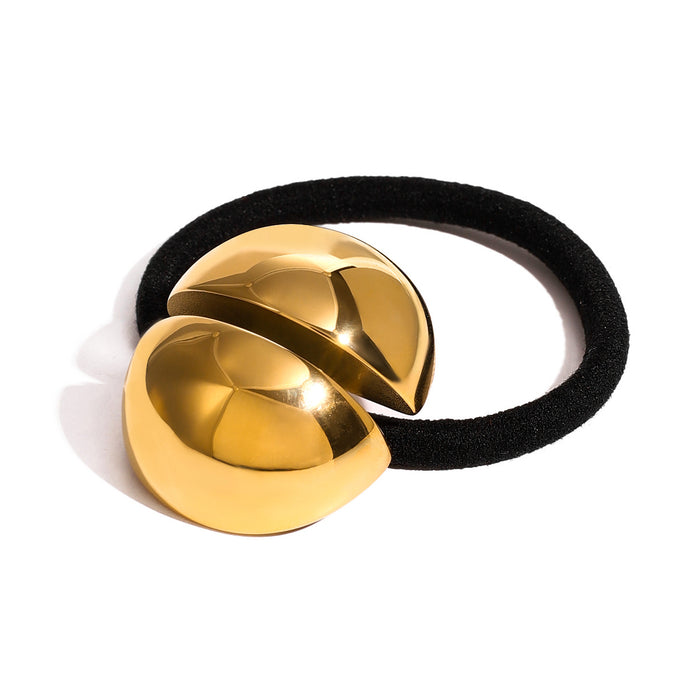 Stainless Steel Hair Tie - High-End Metal Elastic Band for Ponytails