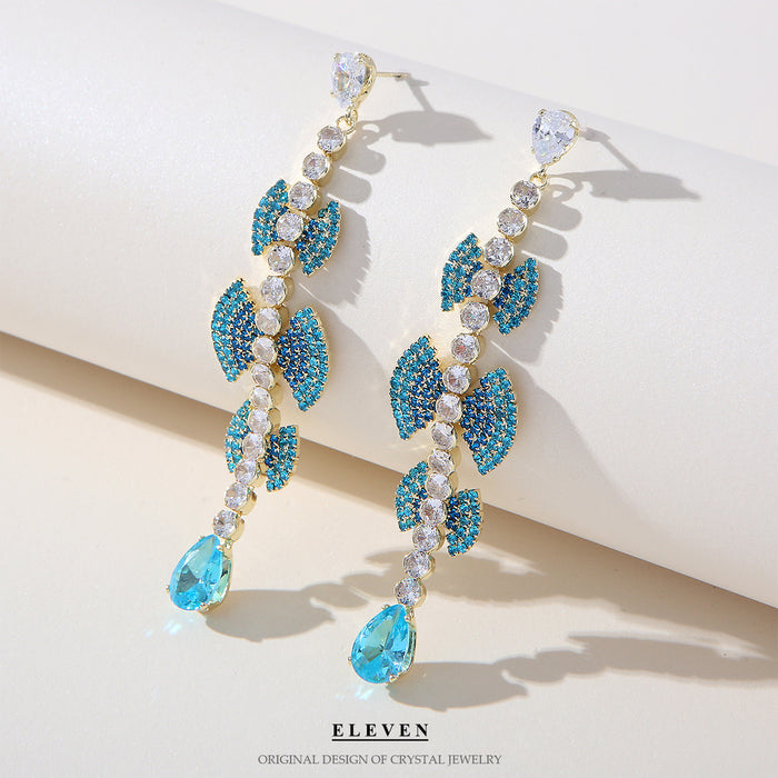 Luxurious Vintage Bowknot Earrings - Long Tassel Jewelry for a Stylish Look