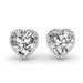 Heart shaped earrings earrings for students women - wallojewerly 
