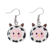 Cartoon strawberry fruit series earrings - wallojewerly 