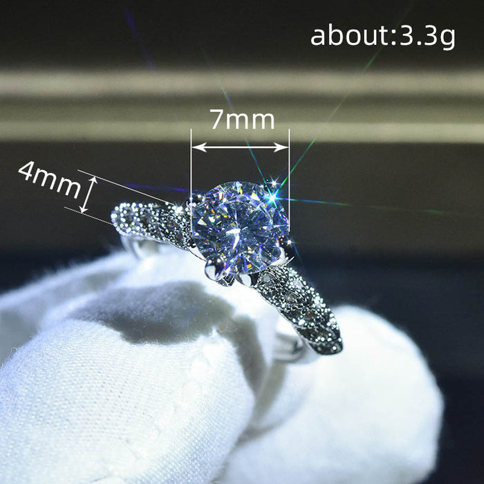 Hollow flower ring light luxury versatile