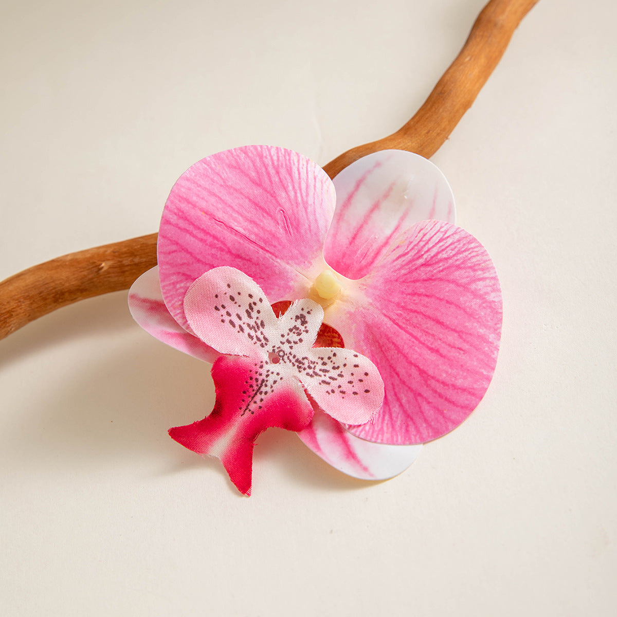 Bohemian Garden-Style Butterfly Orchid Hair Clip - Sweet Side Hairpin for Women