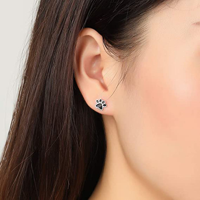 Retro cat claw earrings for women Hong Kong style simple design earrings