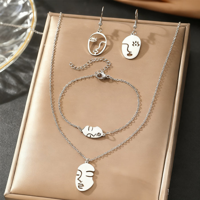 Wholesale stainless steel and titanium steel round gold necklaces