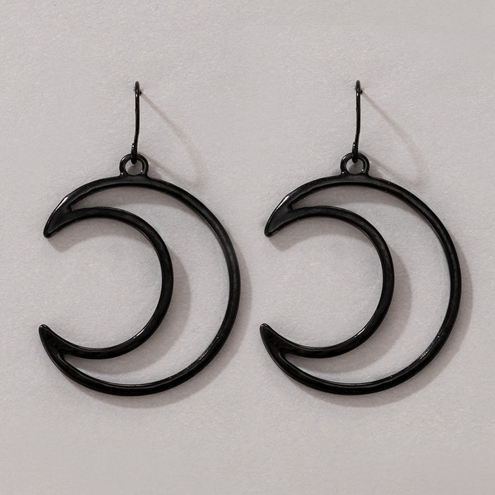 Moon simple fashion earrings