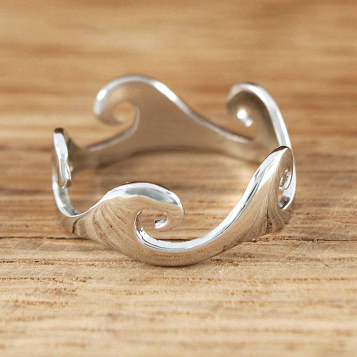 Anillo de circonitas en forma de 8 de infinito, moderno anillo para dulces 16