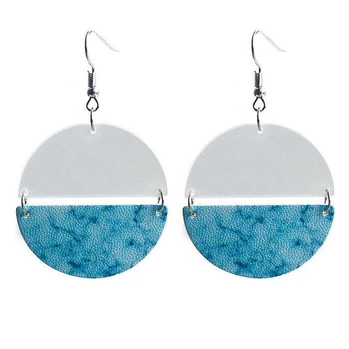 Acrylic translucent earrings