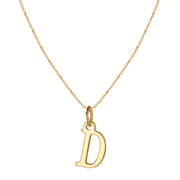 Gold alloy 26 English letter necklace - wallojewerly 