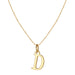 Gold alloy 26 English letter necklace - wallojewerly 