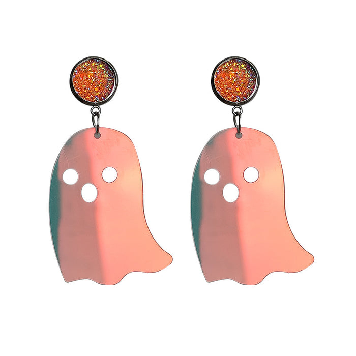 Acrylic Halloween Ghost Earrings