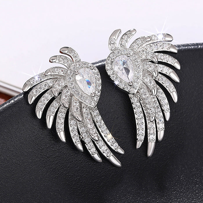 Angel Wings Earrings Feather Japanese and Korean Style Earrings